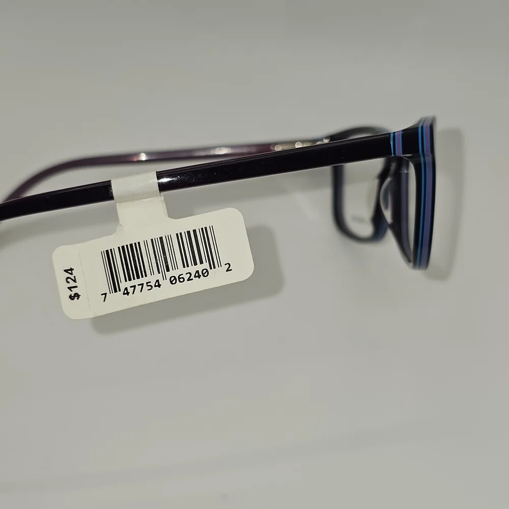 LAURA ASHLEY EYEWEAR‎ LILY 2 DARK MAUVE BLACK PURPLE 53-16-135 FLEX HINGE